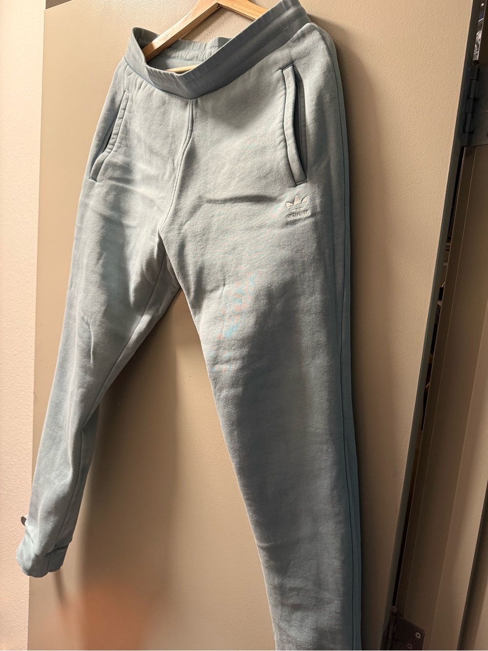adidas Light Blue Men’s Trefoil Joggers